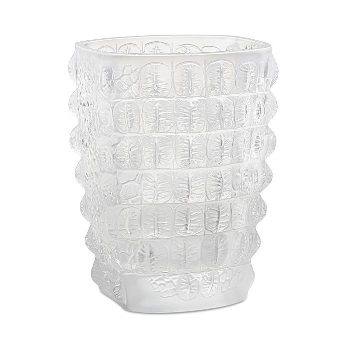 Lalique Crocodile Crystal Vase Bloomingdale's