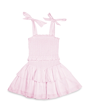 Katiejnyc Girls' Tween Emerson Dress - Big Kid In Baby Pink
