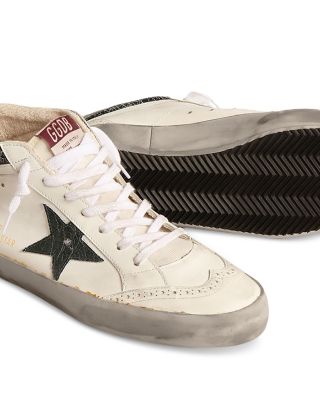 Men's Mid Star Lace Up Wingtip Sneakers