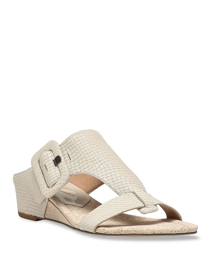 Donald Pliner Women s Slip On Buckled Wedge Sandals Bloomingdale s