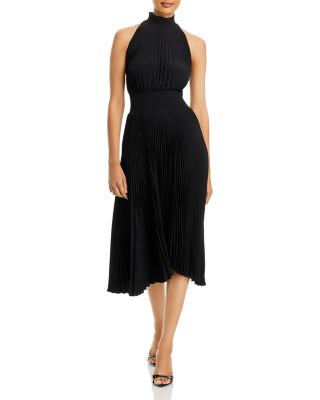 Renzo Pleated Midi Dress