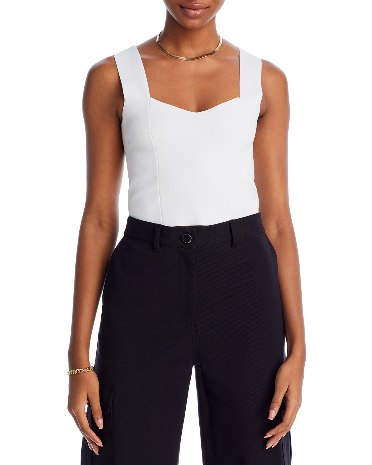 A.l.c. A. l.c. Jordana Cropped Tank in White