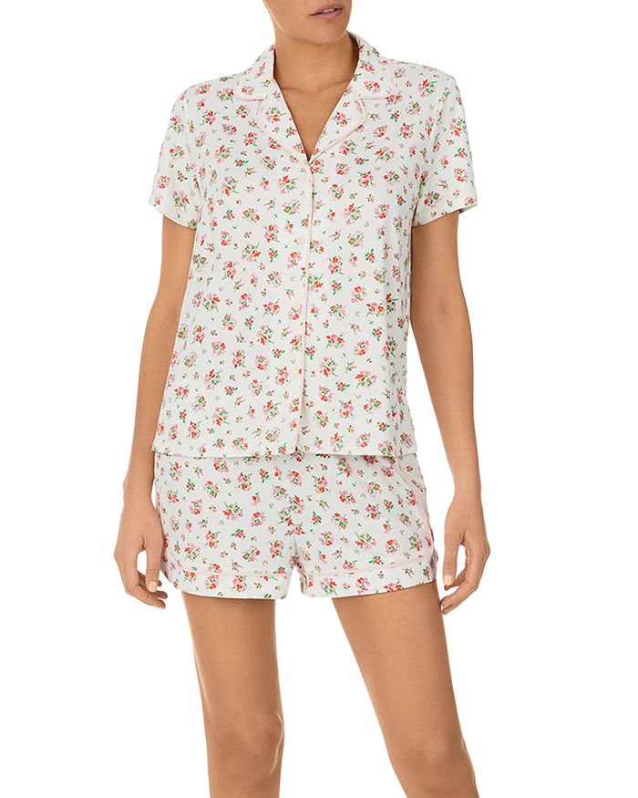 kate spade new york Floral Print Short Pajama Set | Bloomingdale's