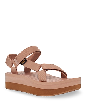 Shop Teva Women's Flatform Universal Sandals In Mauve