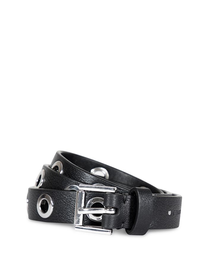 ALLSAINTS 20MM Eyelet Leather Belt Bloomingdale's