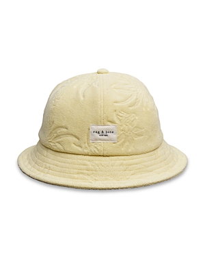 Rag & Bone Addison Twist Terry Bucket Hat In Ivory