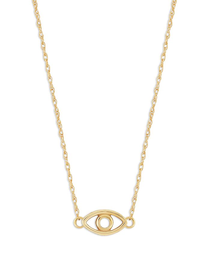 Moon Meadow 14K Yellow Gold Evil Eye Pendant Necklace 16 Exclusive Bloomingdale s