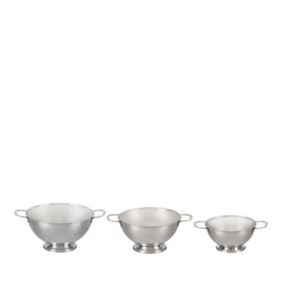 3 Pc Stainless Steel Colander Set