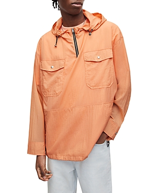 Allsaints Loco Hooded Jacket In Peached Orchard