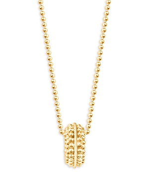 Harakh Sunlight Beaded Pendant Necklace in 18K Gold, 18