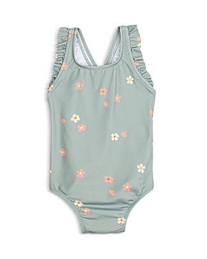 MILES THE LABEL MILES THE LABEL GIRLS' FLORAL PRINT ONE PIECE SWIMSUIT - BABY