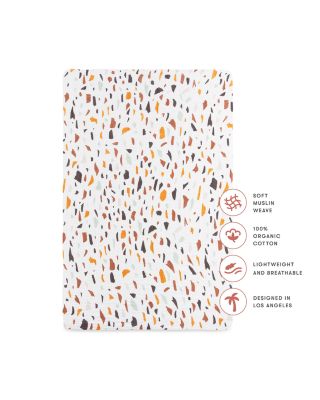 Mini Crib Sheet in GOTS Certified Organic Muslin Cotton