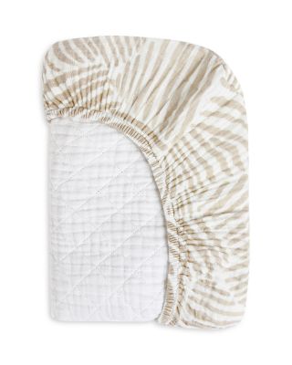 Quilted Changing Pad Cover in GOTS Certified Organic Muslin Cotton