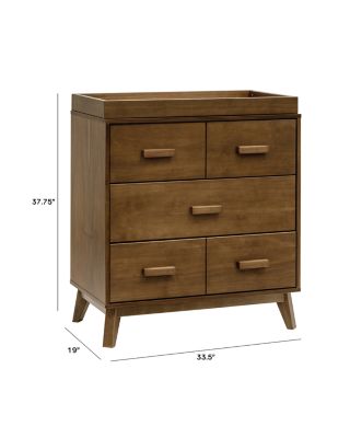 Scoot 3 Drawer Changer Dresser with Removable Changing Tray