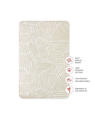 All Stages Bassinet Sheet in GOTS Certified Organic Muslin Cotton