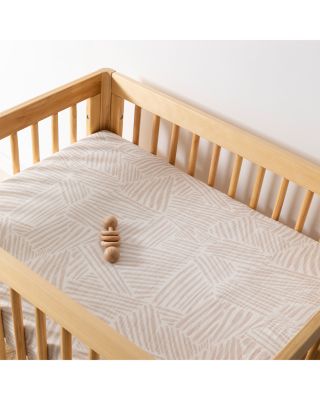 All Stages Midi Crib Sheet in GOTS Certified Organic Muslin Cotton