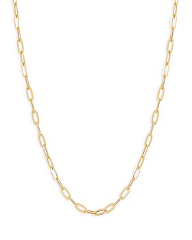 Bloomingdale's - Flat Paperclip Link Chain Necklace in 14K Yellow Gold, 18" - 100% Exclusive