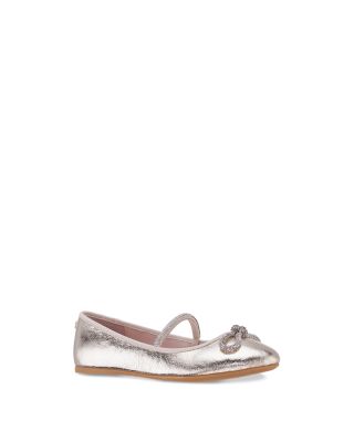 Nina Girls' Kendalla Crystal Embellished Ballet Flats - Toddler, Little Kid, Big Kid