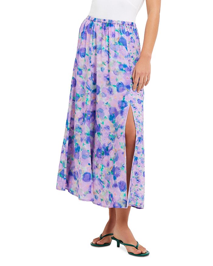 French connection floral midi skirt 2025