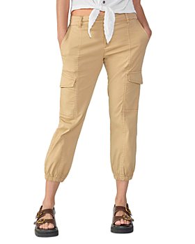 Cargo Logan cotton twill cargo pants in beige - 7 For All Mankind