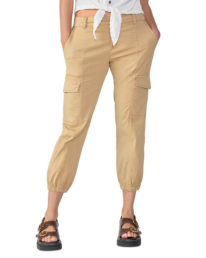 AVENUE Plus Size Cotton Cinch Capri Pants - Macy's