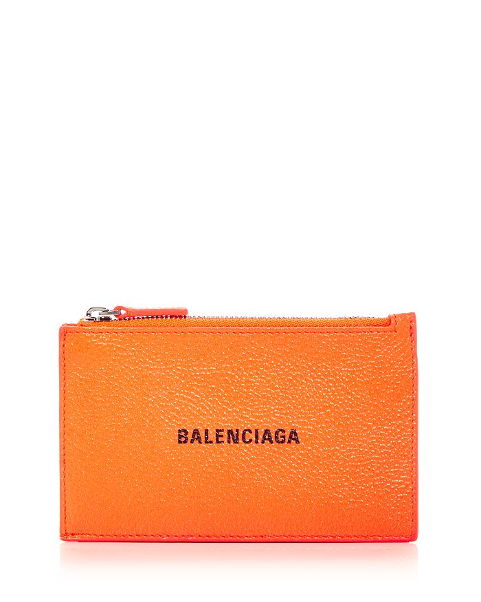 Balenciaga Leather Long Coin And Card Holder |