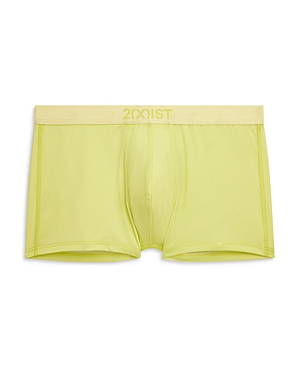 Shop 2(x)ist Sliq Low Rise Trunks In Sunny Lime