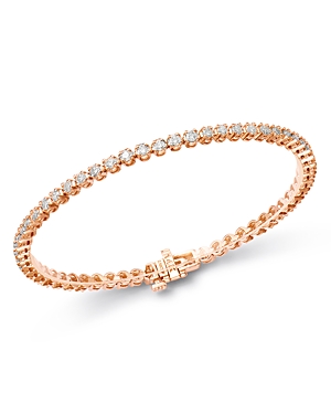 Bloomingdale's Certified Diamond Tennis Bracelet in 14K Rose Gold, 2.50 ct. t.w. - 100% Exclusive