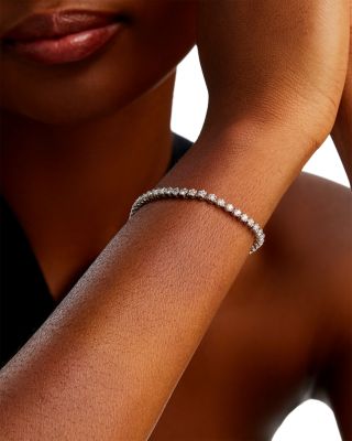 Diamond Tennis Bracelet in 14K White Gold, 3.0 tcw 