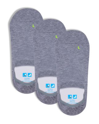 Falke Cool Kick No Show Socks, Pack Of 3 In Light Gray