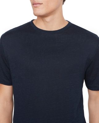 Linen Short Sleeve Crewneck Tee