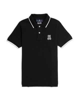 Psycho Bunny Unisex Serge Pique Fashion Polo - Little Kid, Big Kid