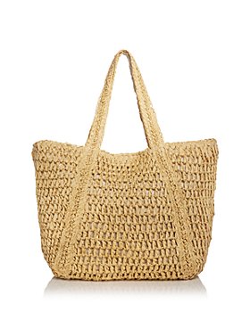 AQUA - Slouchy Straw Tote - 100% Exclusive