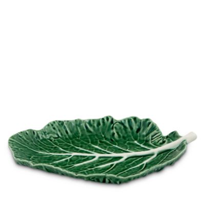 11" Cabbage Leaf Platter, Set of 2