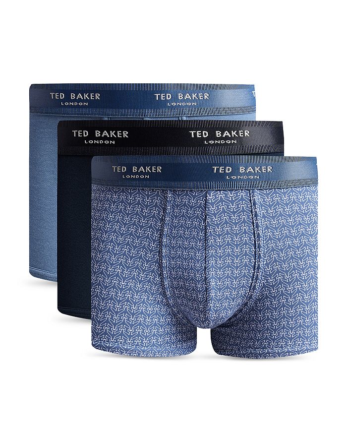 Ted Baker - KAIS RTBC102FP2002 Cotton Stretch Trunks, Pack of 3
