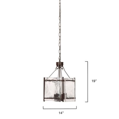 Glenn Small Square Metal Chandelier