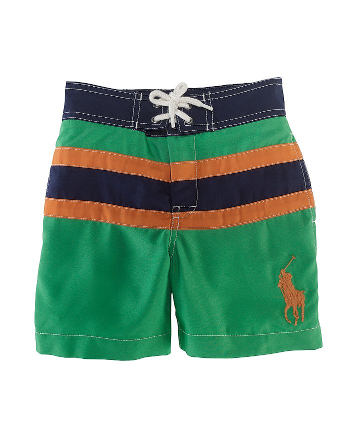 Toddler polo swim trunks 2025