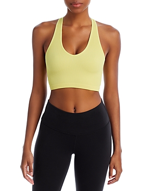 Free People Fp Movement By  Free Throw Ribbed Crop Tank In Pomelo