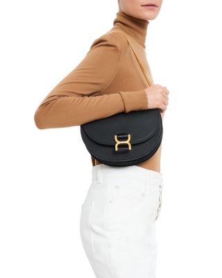 Marcie Leather Chain Crossbody