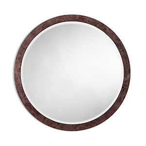 Jamie Young Chandler Round Mirror In Charcoal