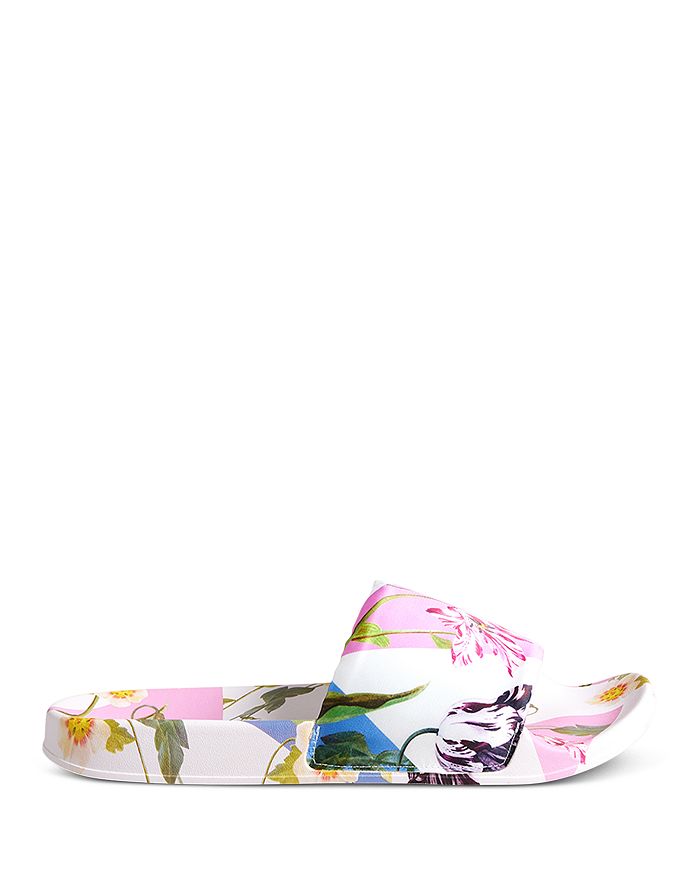 Ted Baker Women s Azzyla Slip On Printed Slide Sandals Bloomingdale s