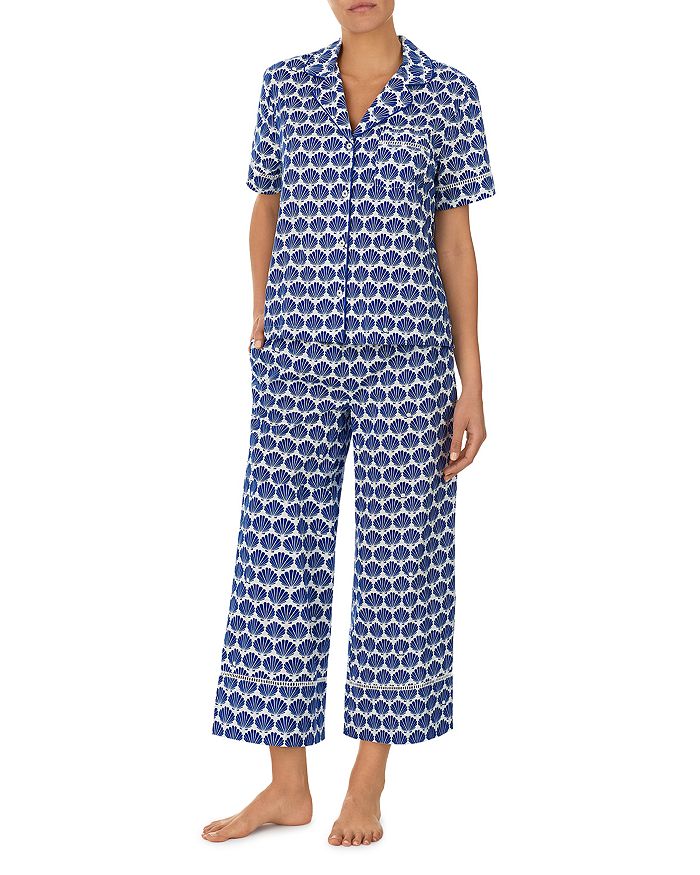 kate spade new york Printed Capri Pajama Set Bloomingdale s