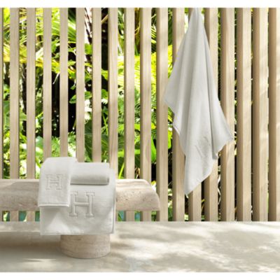 Auberge Monogrammed Letter Towel Collection