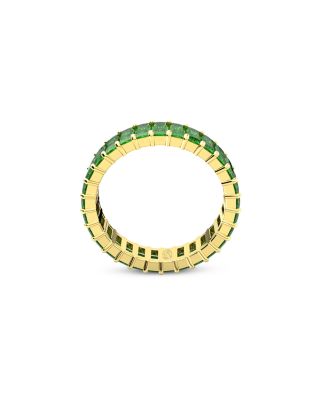 Matrix Baguette Color Crystal Band Ring