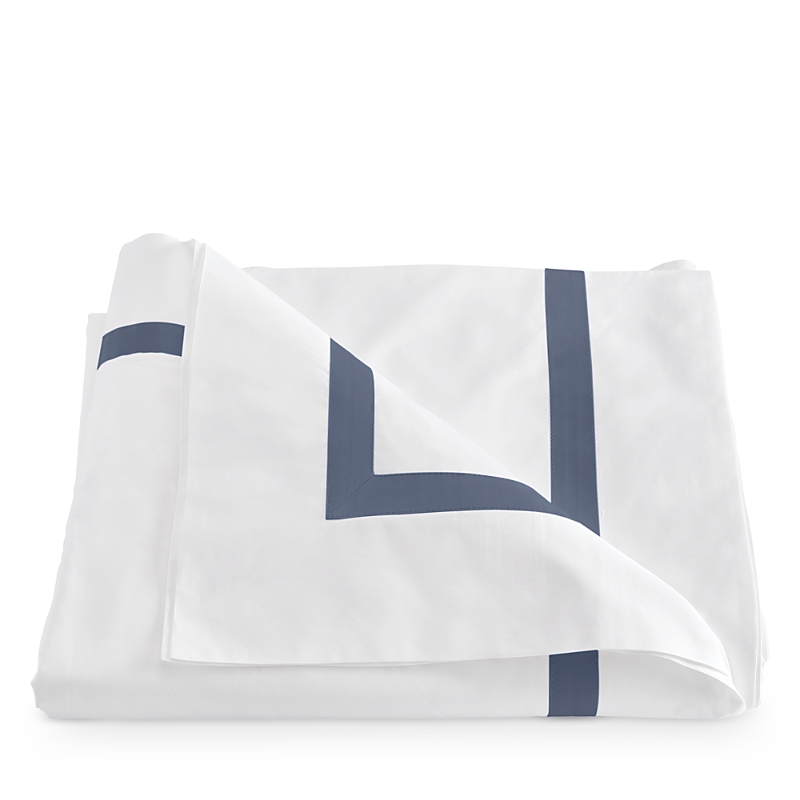 Matouk Lowell Duvet, Twin In Steel Blue