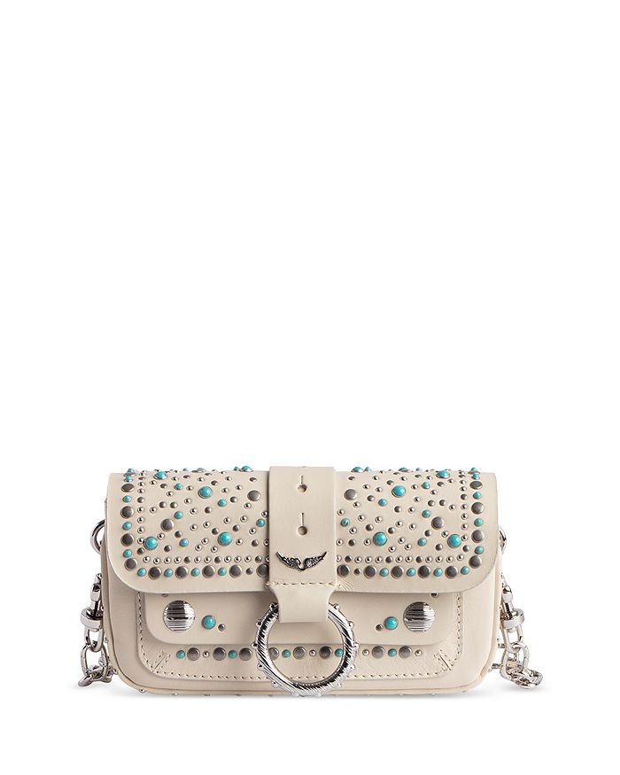 Zadig & Voltaire Kate Bijou Small Leather Handbag | Bloomingdale's