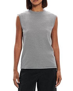 Theory - Perf Cotton Muscle Tee