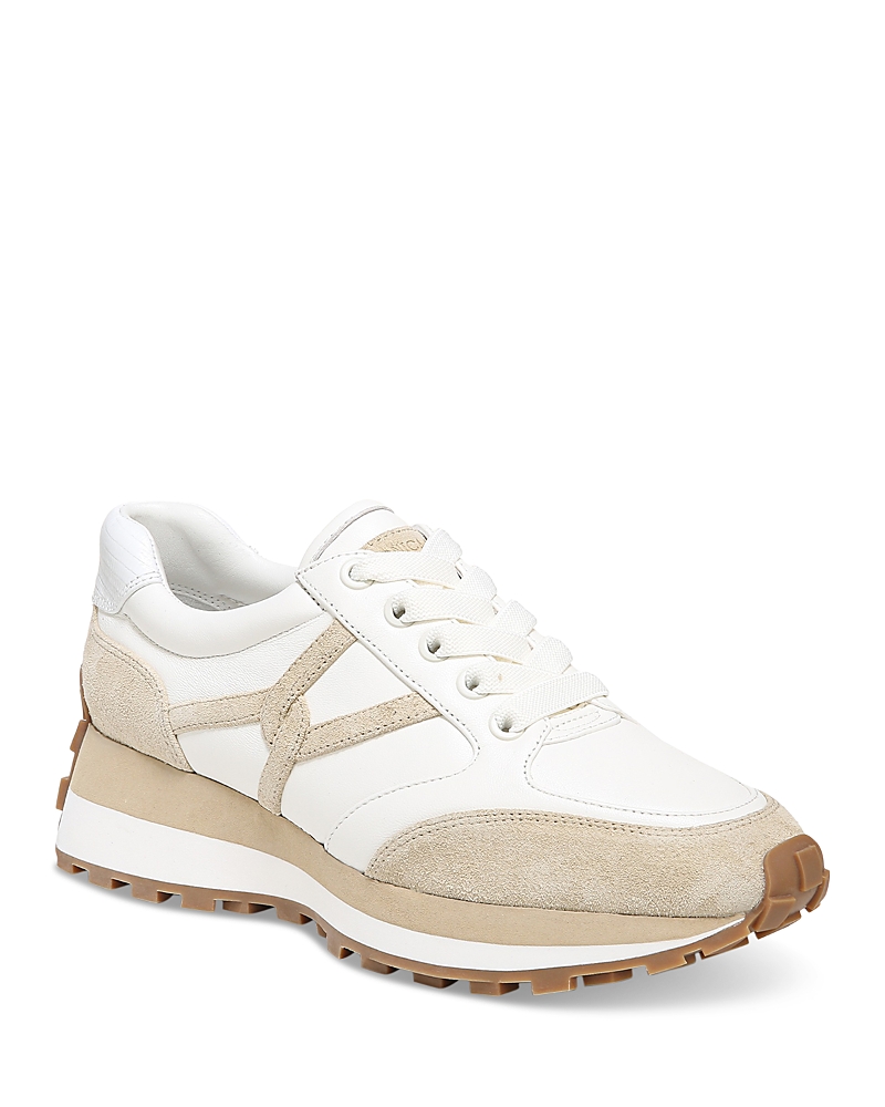 Veronica Beard Valentina Sneaker In Coconut/ecru