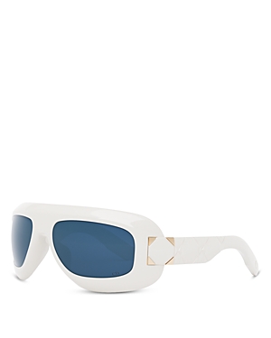 Dior Lady 95.22 M1i Blue Wrap Ladies Sunglasses Cd40136i 25v 58 In Ivory/blue Solid