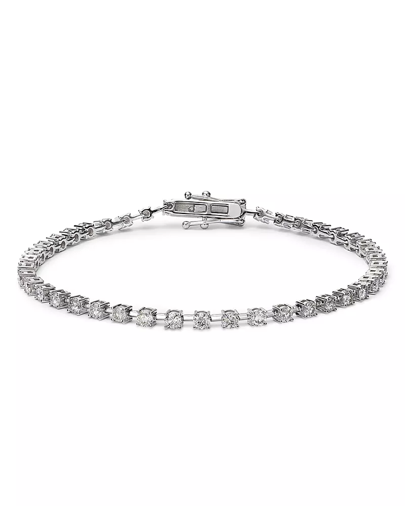 Bloomingdale's Fine Collection Diamond Tennis Bracelet in 14K White Gold, 2.45 tcw